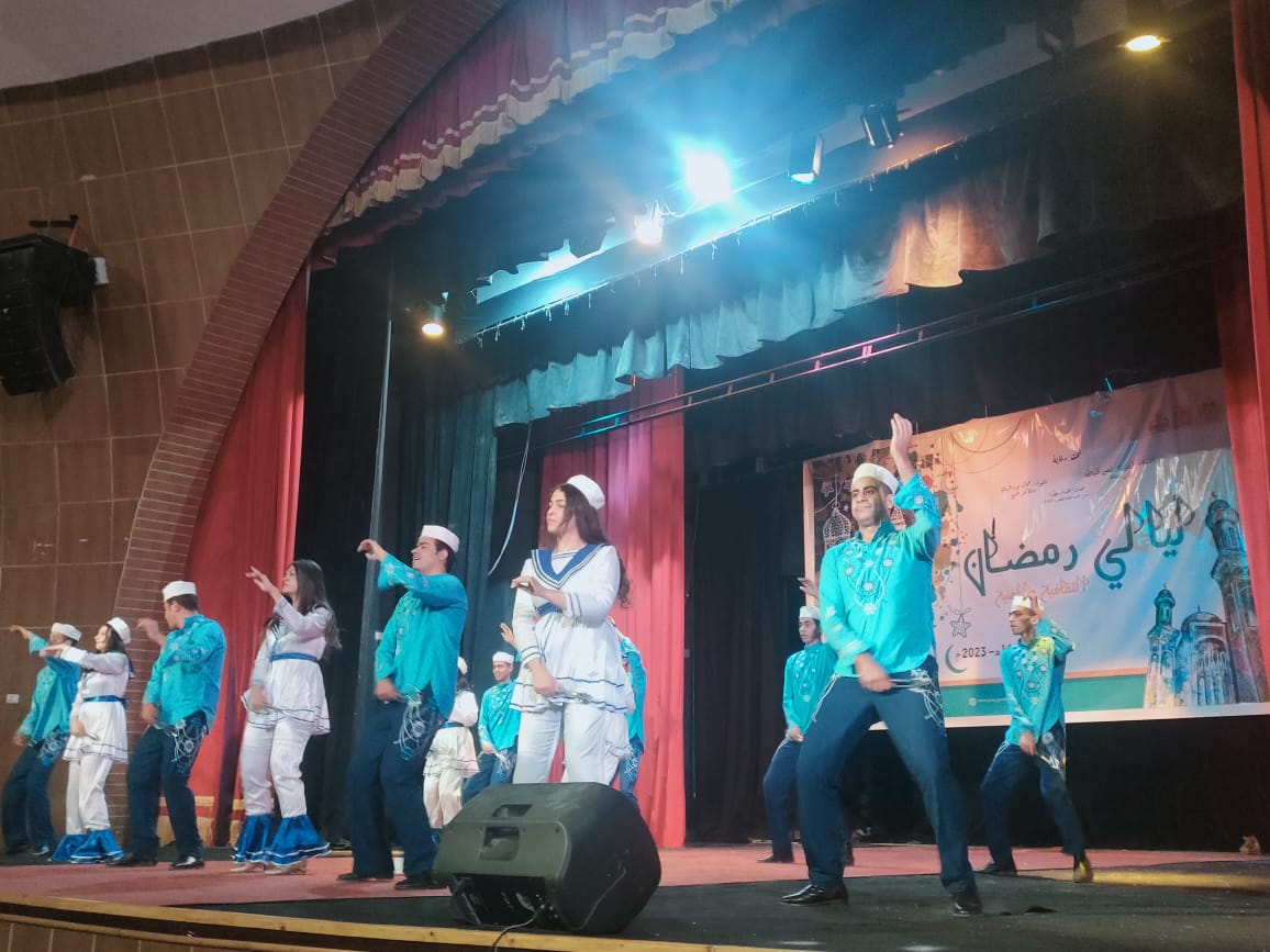 اداء مسرحي لفرقة الاسماعيلية بكفر الشيخ
