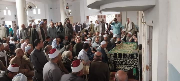 تشيع جنازة الشيخ علي أبو الحس