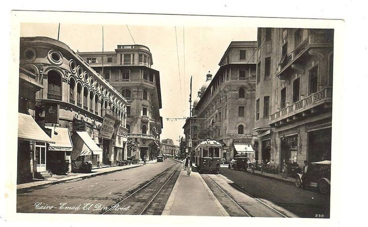 الترام في شارع عماد الدين، 1930