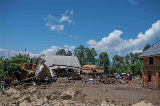 دمار الفيضانات يقى على  قرى الكونغو  (2)