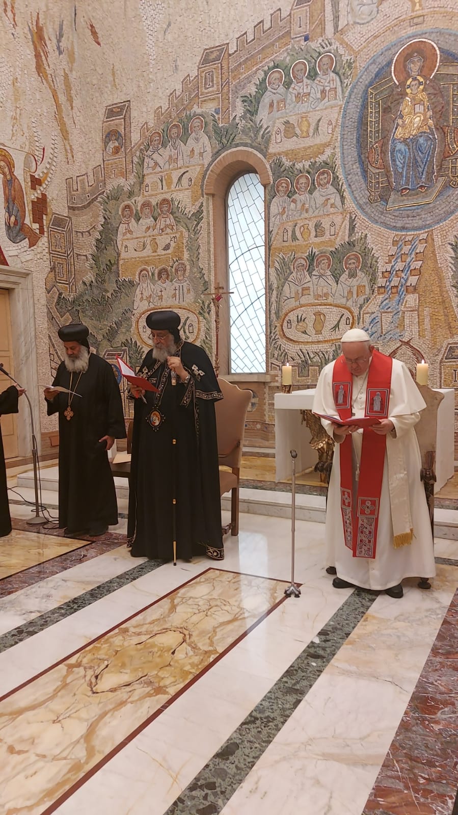 اجتماع وفدَي الكنيستَيْن القبطية الأرثوذكسية والكاثوليكية