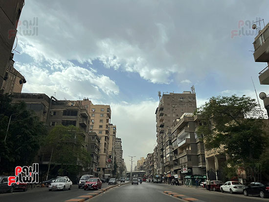 سحاب كثيف و احتمالية نزول امطار على بعض مناطق الجيزة (1)