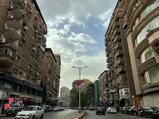 سحاب كثيف و احتمالية نزول امطار على بعض مناطق الجيزة (2)
