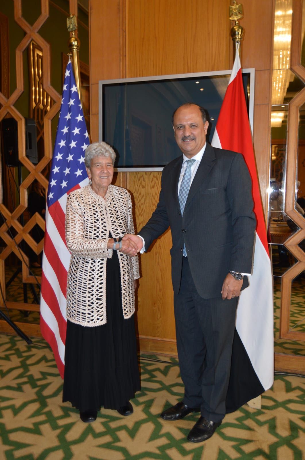 رئيسا وفد المفوضية الاقتصادية المشتركة بين مصر وأمريكا