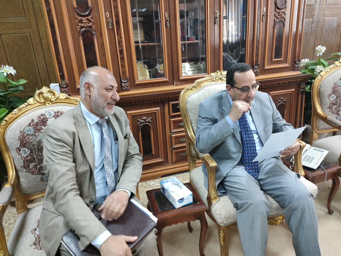 محافظ شمال سيناء يستقبل وفد من جامعة الازهر2
