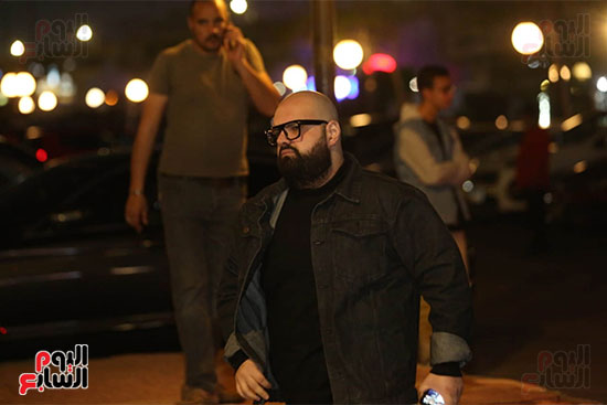 عزاء الفنان مصطفى درويش بمسجد الشرطة (1)