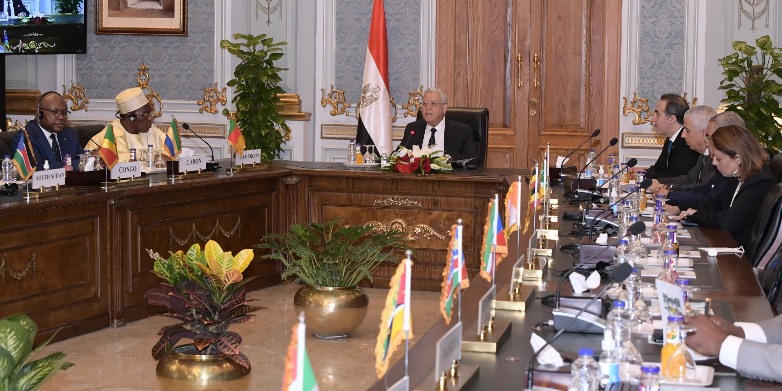 رئيس مجلس النواب يلتقى بسفراء الدول الأفريقية المُعتمدين لدى مصر (5)