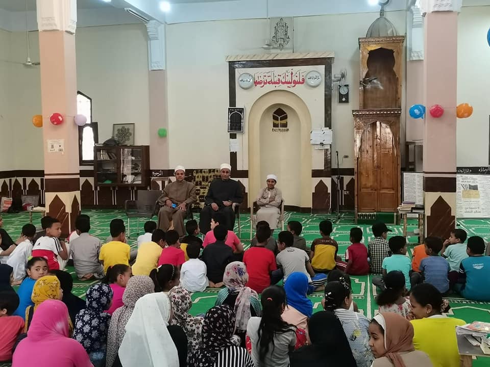 وكيل الأوقاف يتابع البرنامج الصيفى للطفل بالمساجد