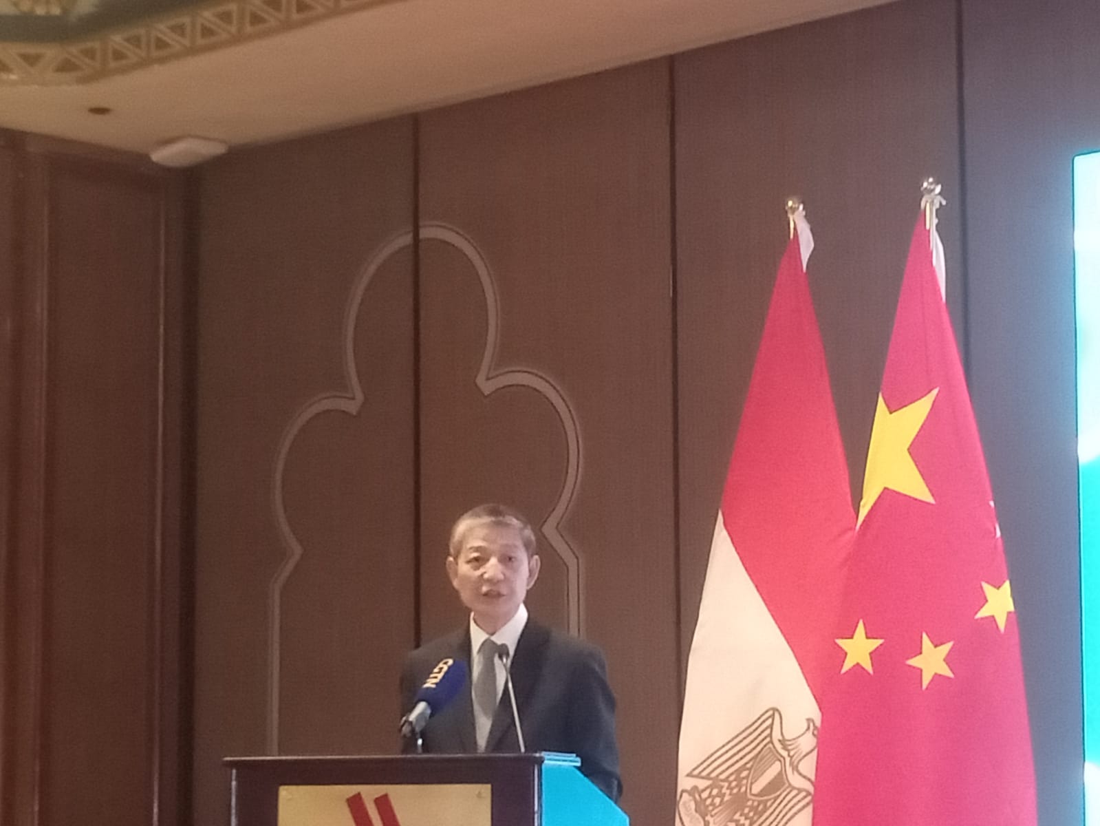 سفير الصين خلال كلمته في حفل الصداقة بين الصين ومصر