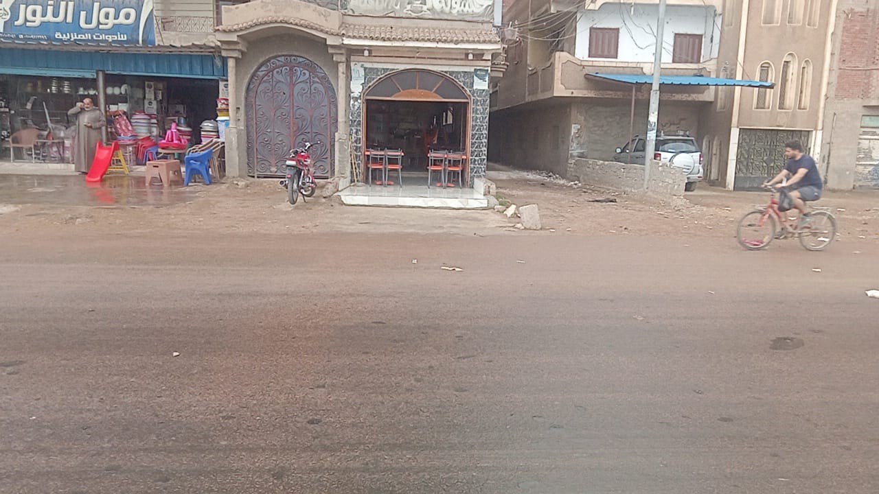 هطول امطار  على مدن كفر الشيخ