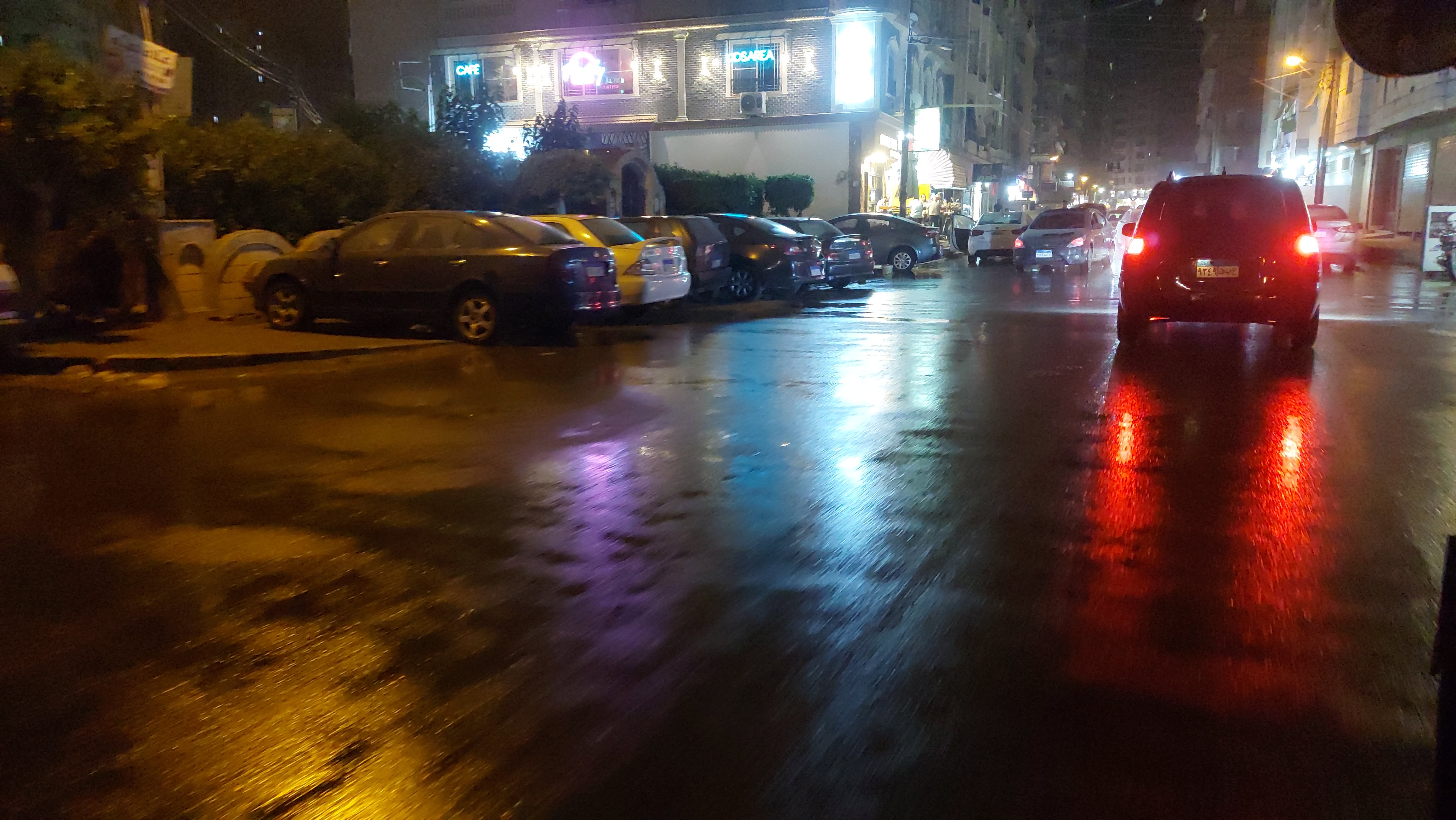 سقوط أمطار متوسطة بمحافظة الغربية