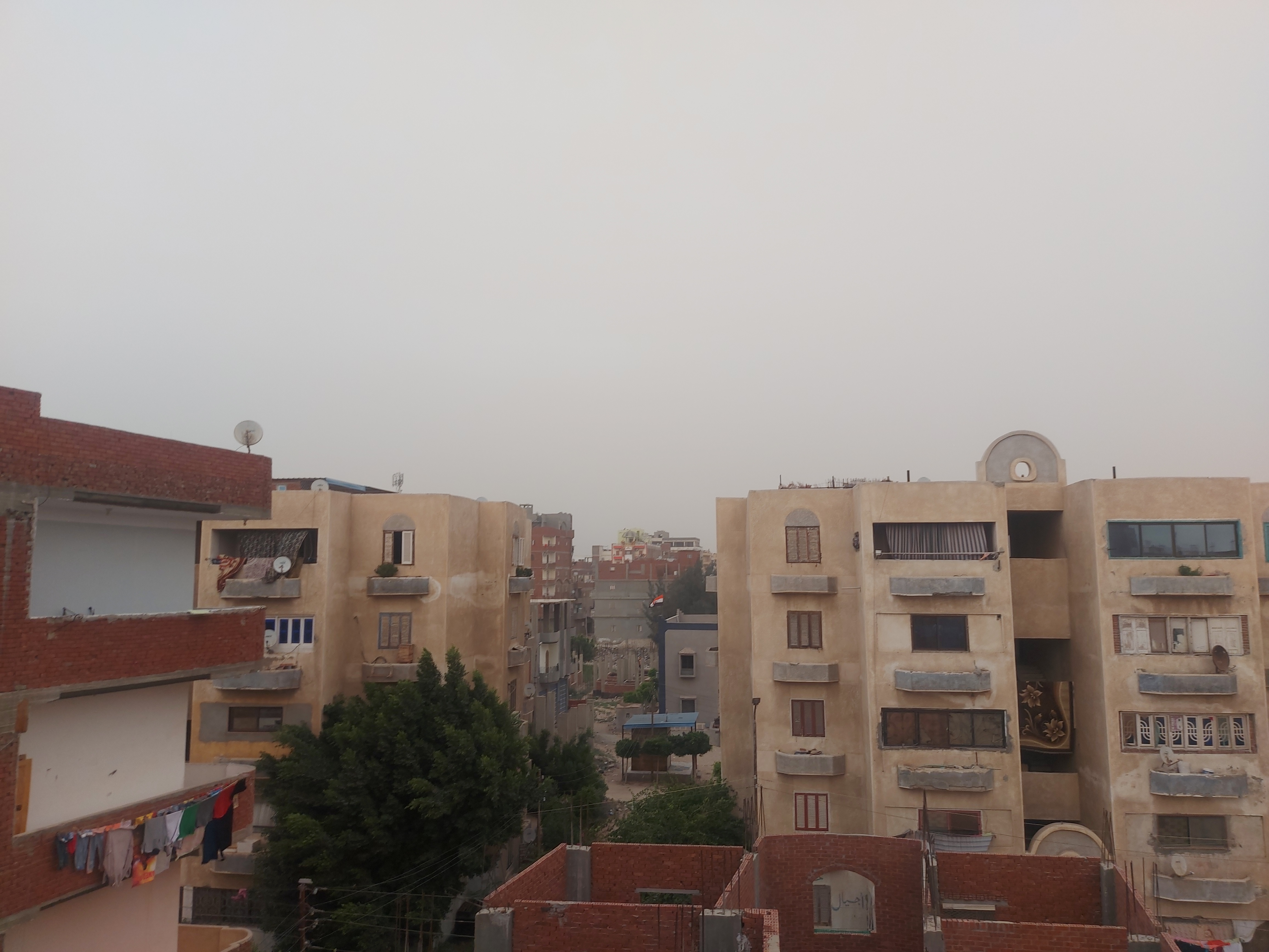 عاصفة ترابية تضرب محافظة الإسماعيلية  (6)