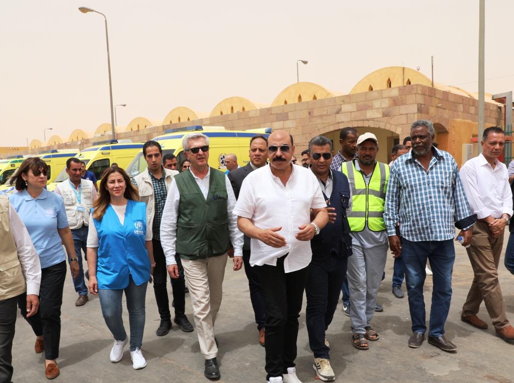 جانب من جولة المفوض السامى للأمم المتحدة لشئون اللاجئين جانب من جولة المفوض السامى للأمم المتحدة لشئون اللاجئين