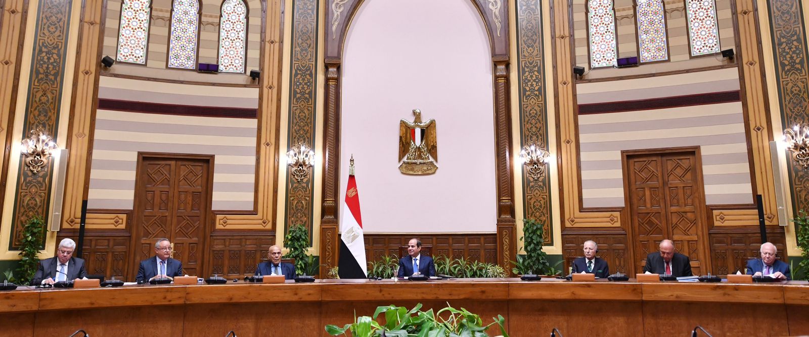 الرئيس السيسي يلتقى أعضاء مجلس أمناء مكتبة الإسكندرية  (3)