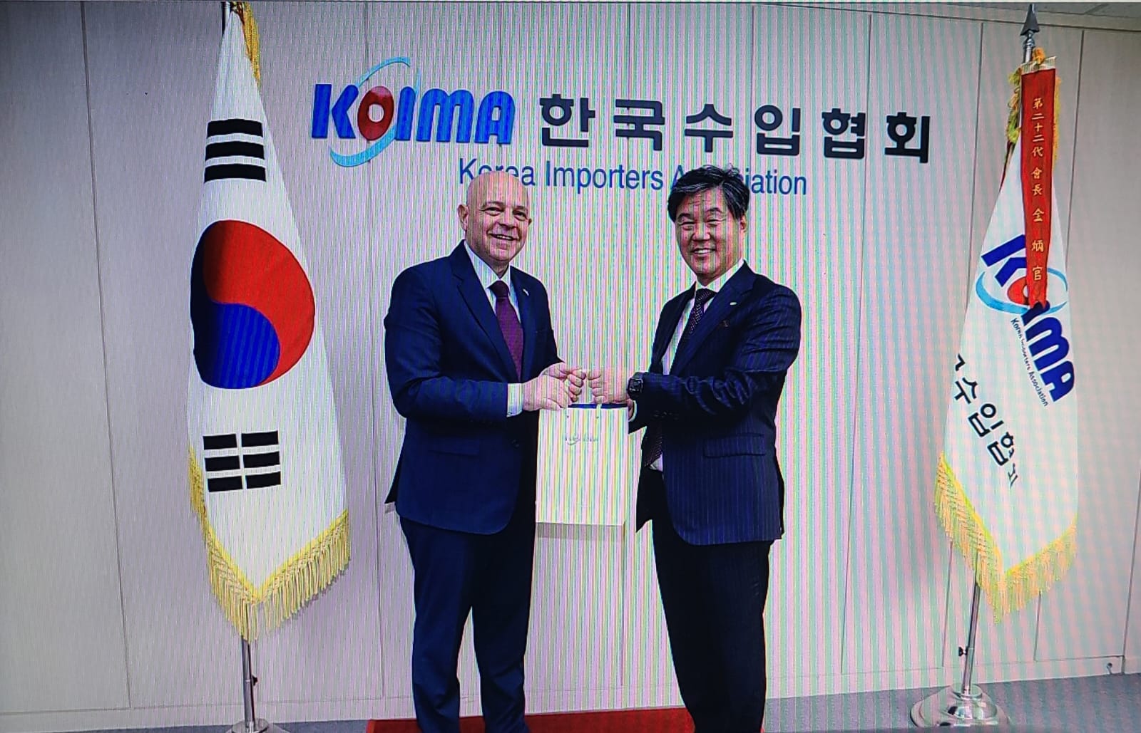 جانب من زيارة سفير مصر لدى كوريا الجنوبية