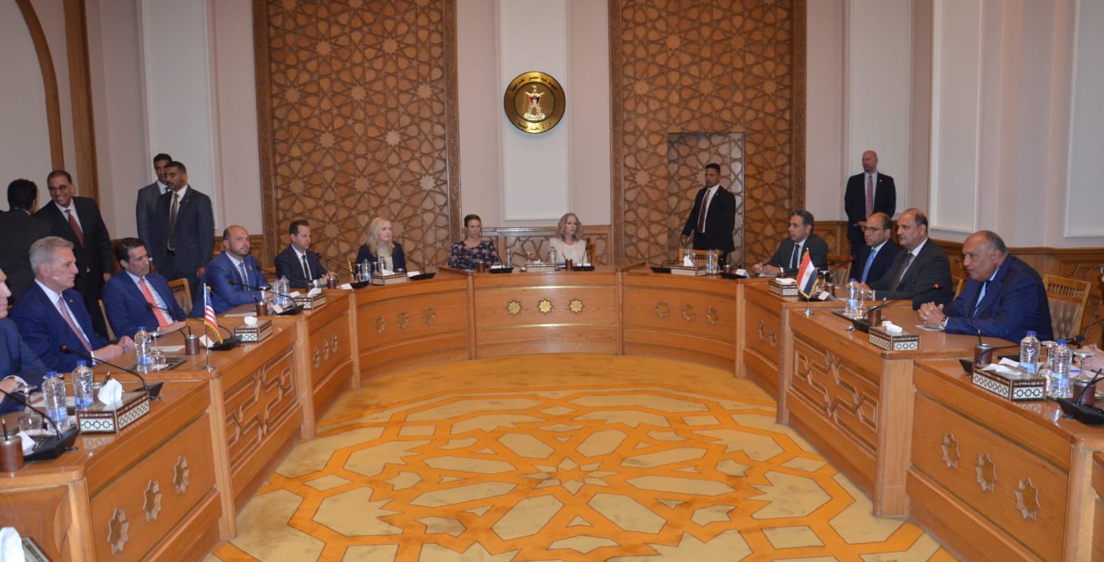 مباحثات مصرية أمريكية في مقر وزارة الخارجية