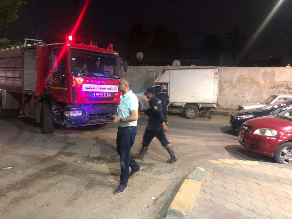 السيطرة على حريق شقة سكنية (2)
