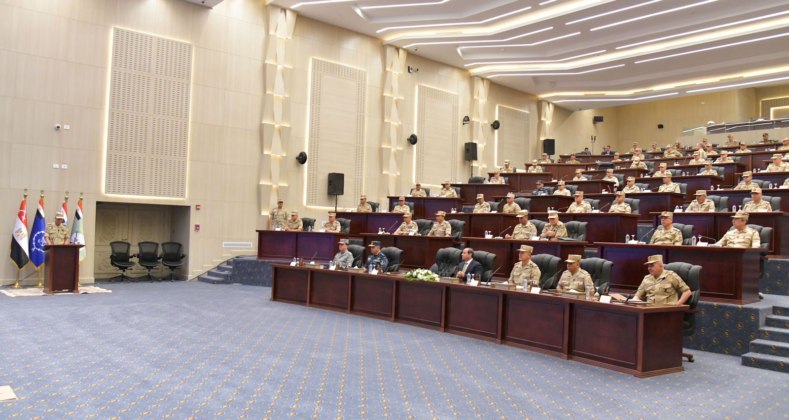 الاجتماع الرئيس السيسى  مع كبار قادة القوات المسلحة