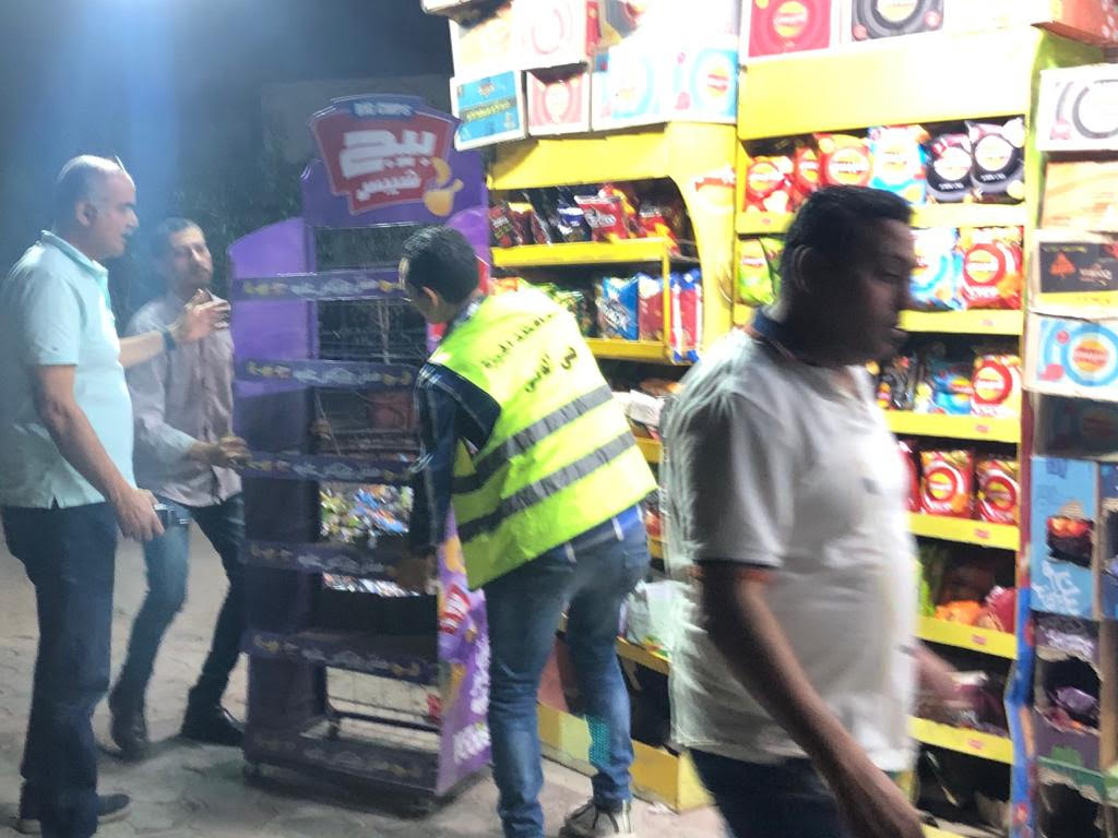 رفع إشغالات الكافيهات وضبط سيارات السرفيس المخالفة  (8)
