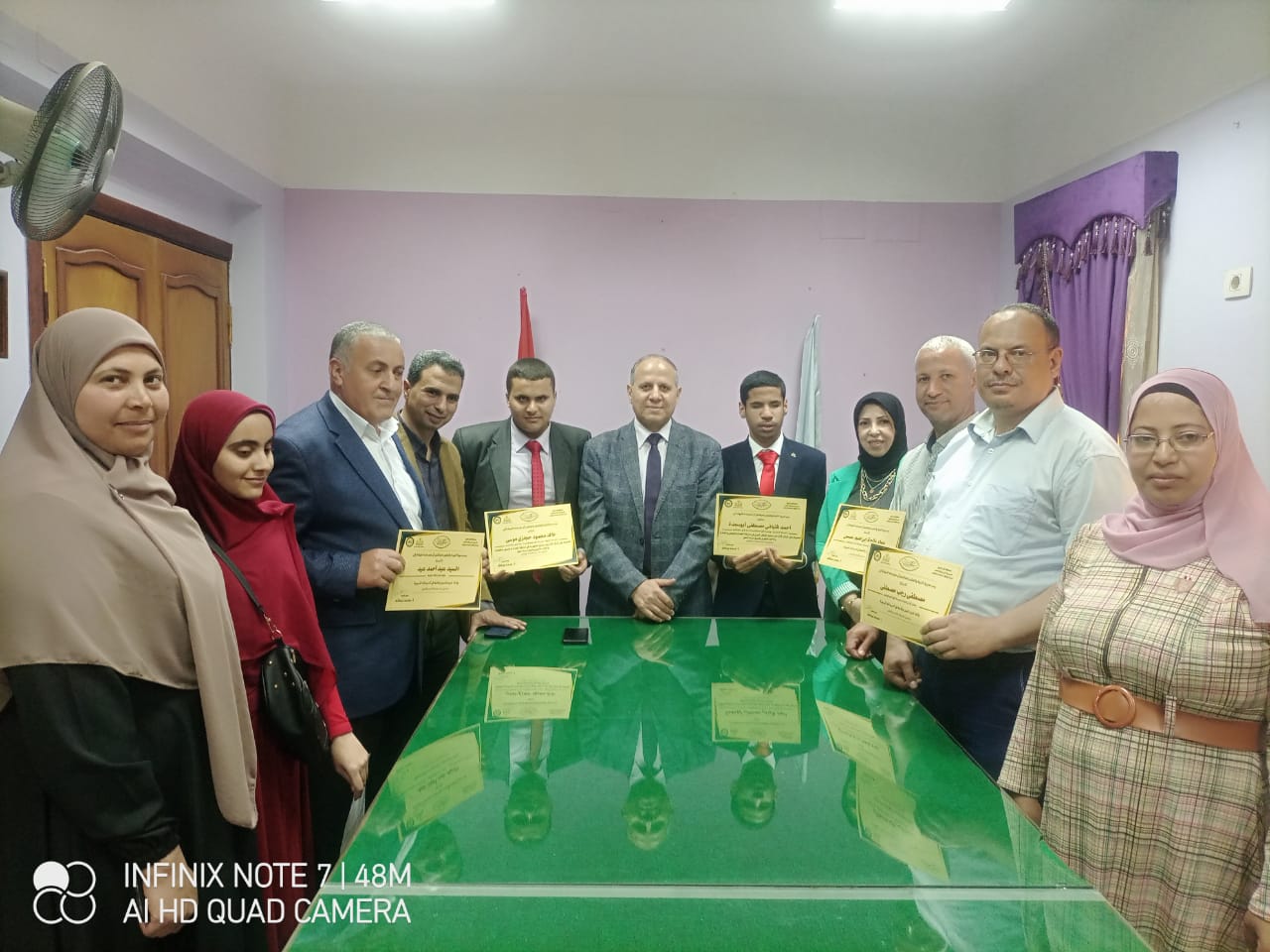 تكريم الفائزين بالمركز الأول عربياً في التحدث باللغة الغربية