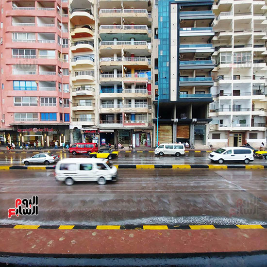 أمطار غزيرة بالإسكندرية مع نشاط فى حركة الرياح (11)
