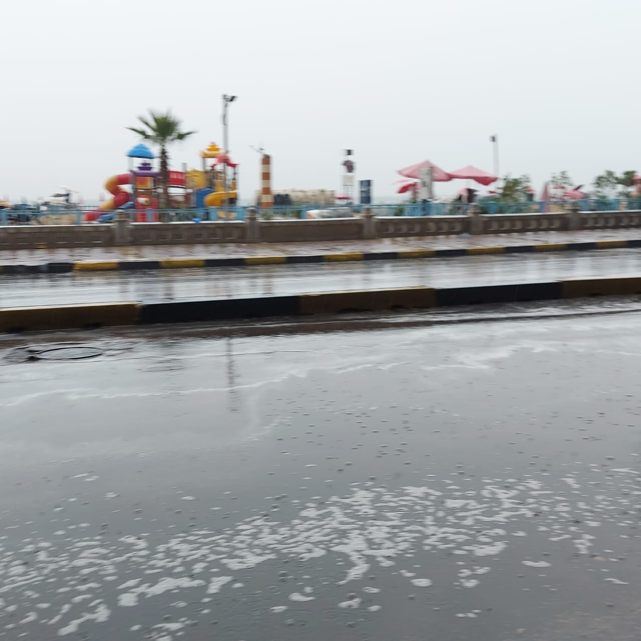 لأول مرة فى يونيو.. هطول أمطار غزيرة بالإسكندرية مع نشاط فى حركة الرياح (19)