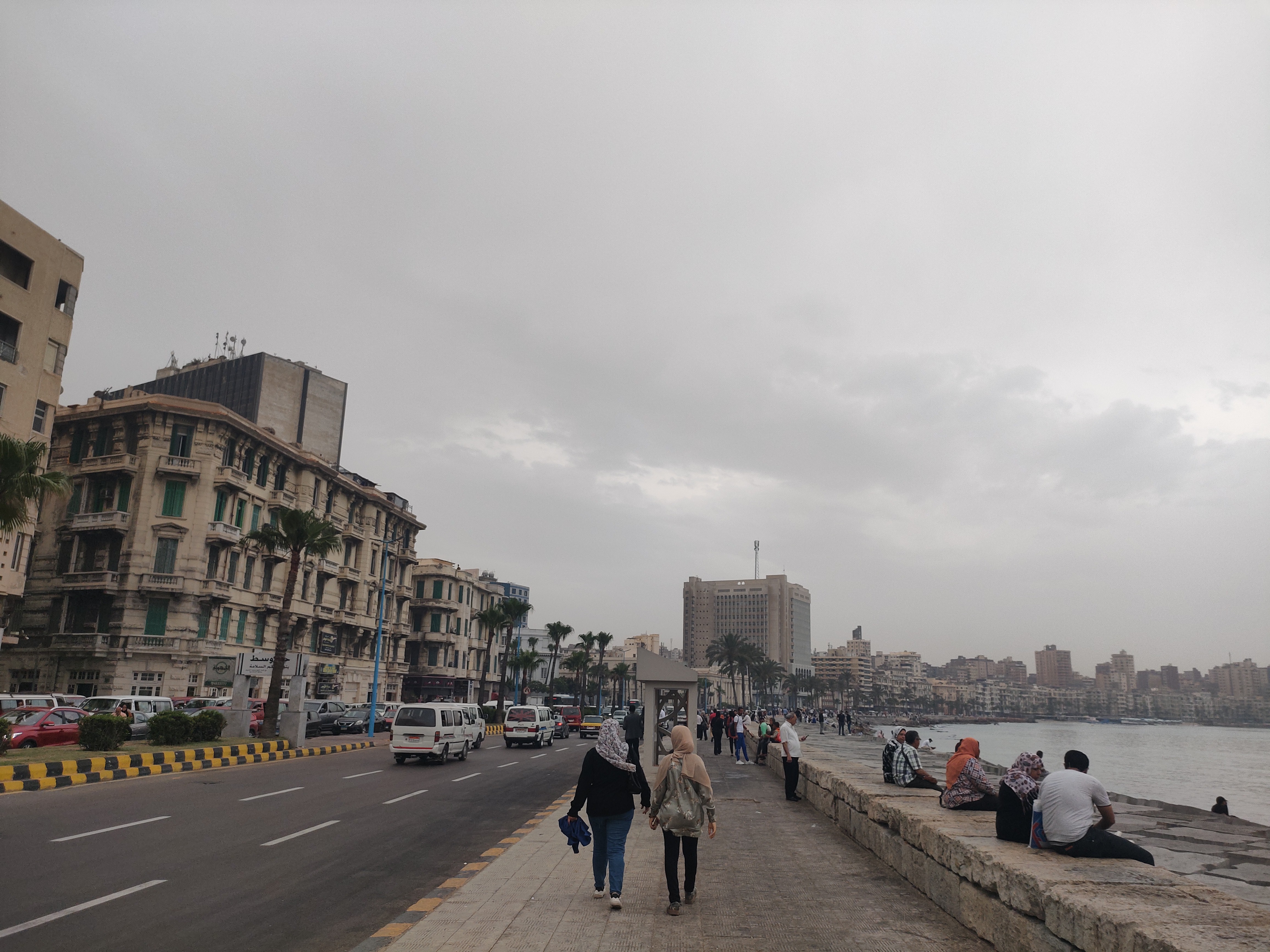 امطار  خفيفة وطقس حار في الإسكندرية
