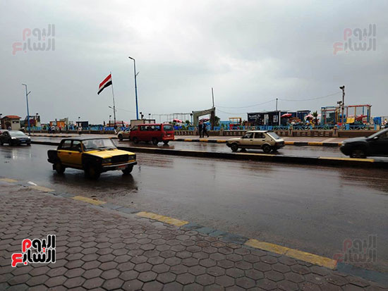 أمطار غزيرة بالإسكندرية مع نشاط فى حركة الرياح (6)