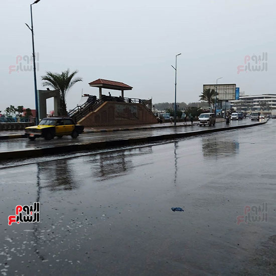 أمطار غزيرة بالإسكندرية مع نشاط فى حركة الرياح (16)