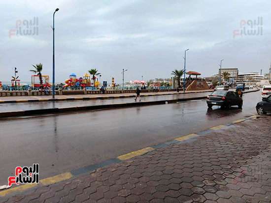 أمطار غزيرة بالإسكندرية مع نشاط فى حركة الرياح (5)