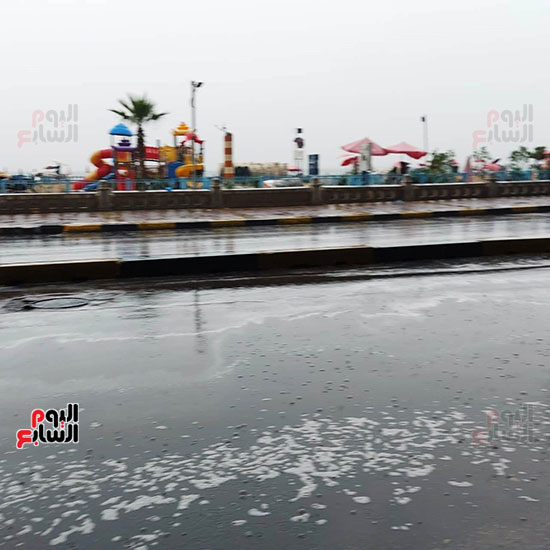 أمطار غزيرة بالإسكندرية مع نشاط فى حركة الرياح (18)