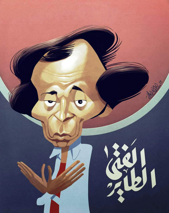 كاريكاتير الفنان عادل إمام (7)