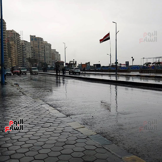 أمطار غزيرة بالإسكندرية مع نشاط فى حركة الرياح (20)