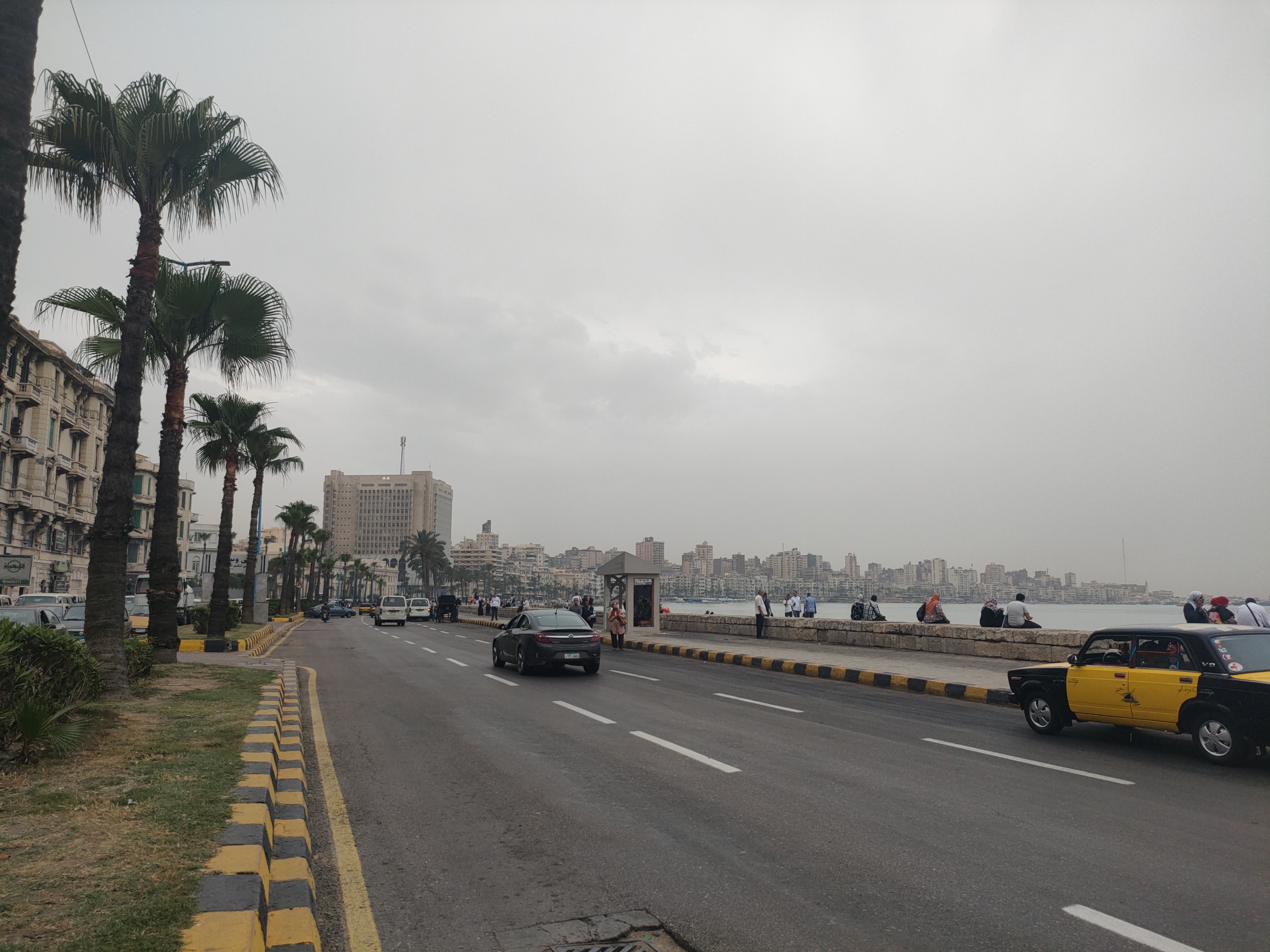 امطار  خفيفة  في الإسكندرية