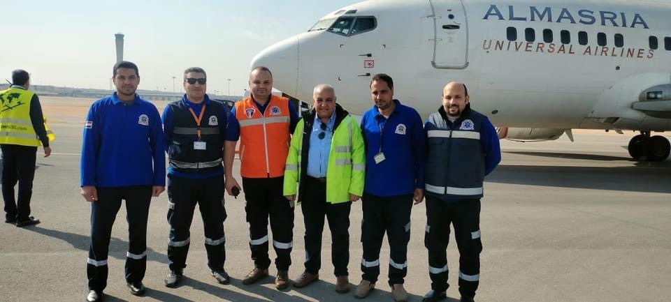 هيئة الإسعاف ترفع درجة الاستعداد بمطار القاهرة الدولي لتأمين أفواج الحجاج (4)