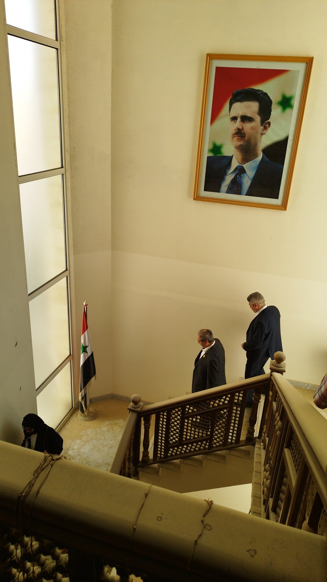 زيارة وزير خارجية سوريا لمقر السفارة في السعودية