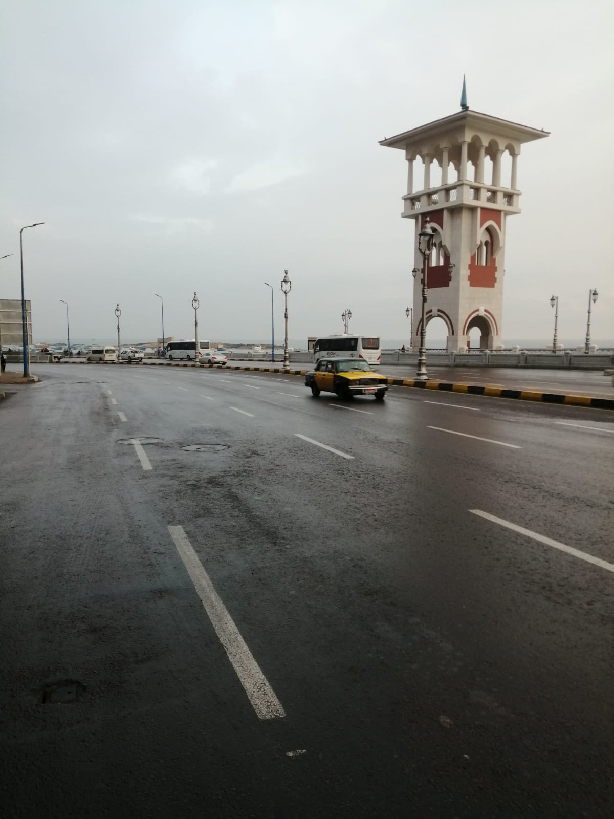 هطول أمطار رعدية بالإسكندرية (4)