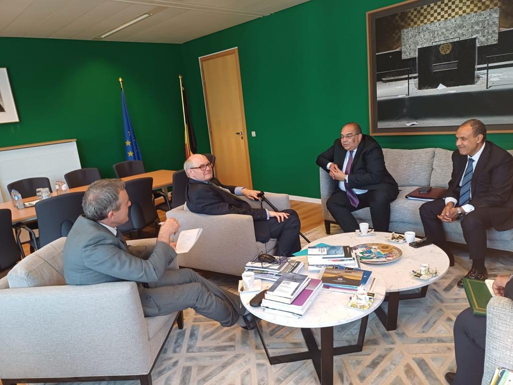 لقاءات محمود محيي الدين خلال زيارته في بروكسل