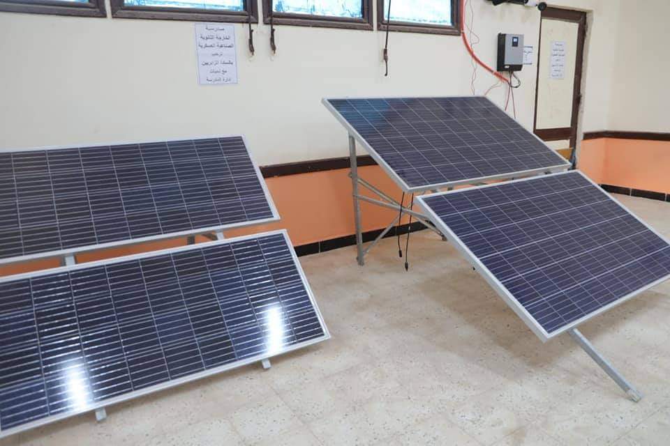 أقسام تعليم الطاقة الشمسية بالوادى الجديد  (1)