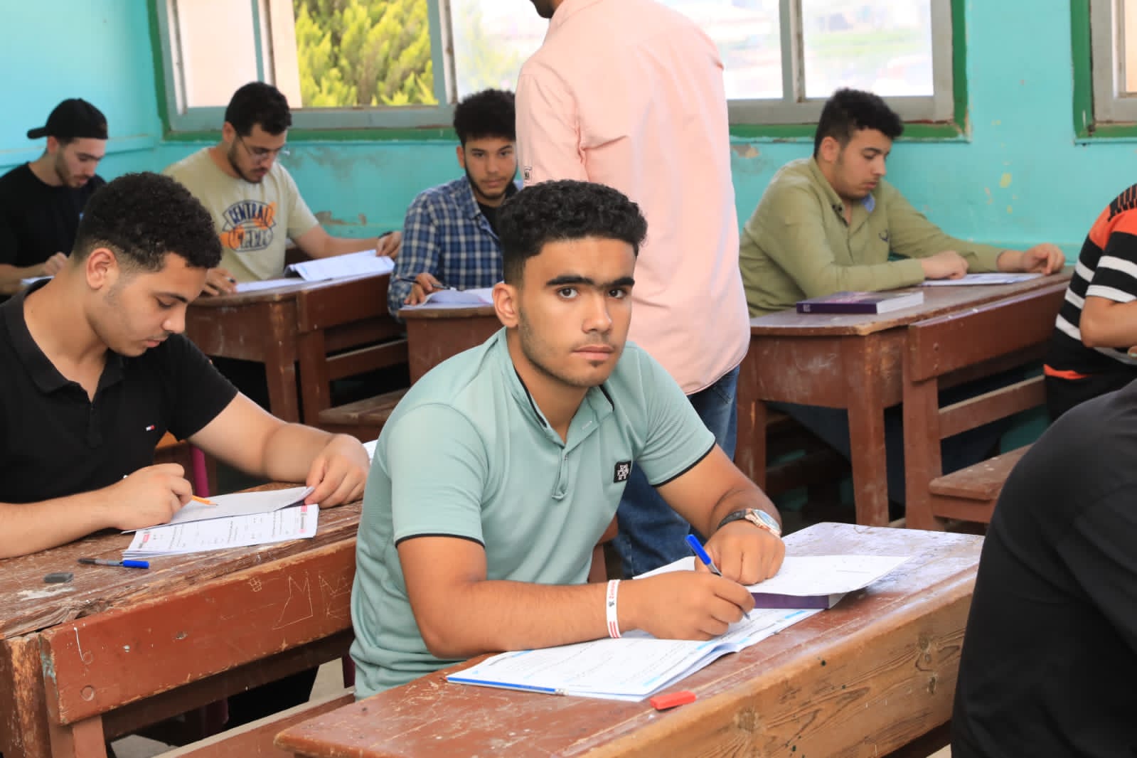 وزير التعليم يتفقد لجان امتحانات الثانوية (17)