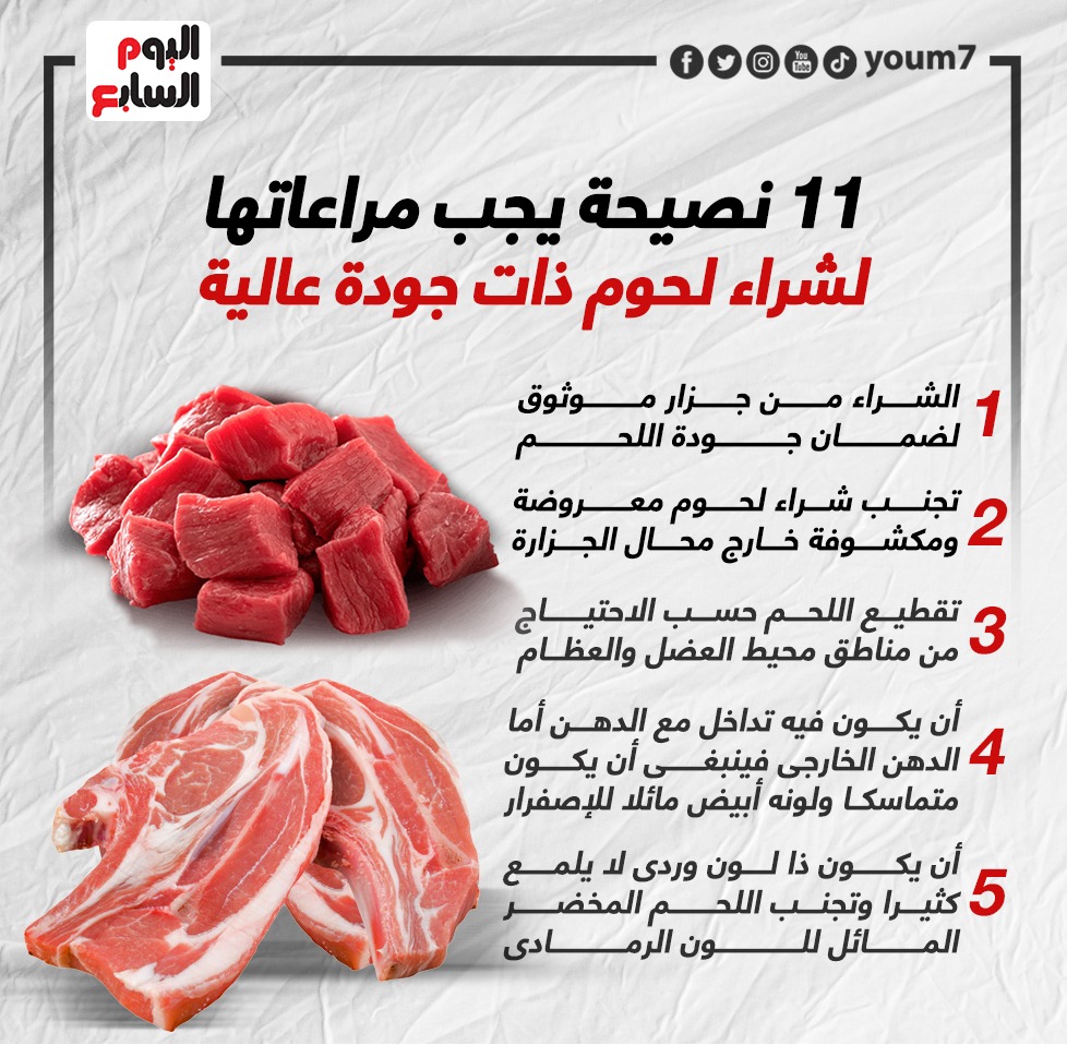 نصائج لشراء اللحوم