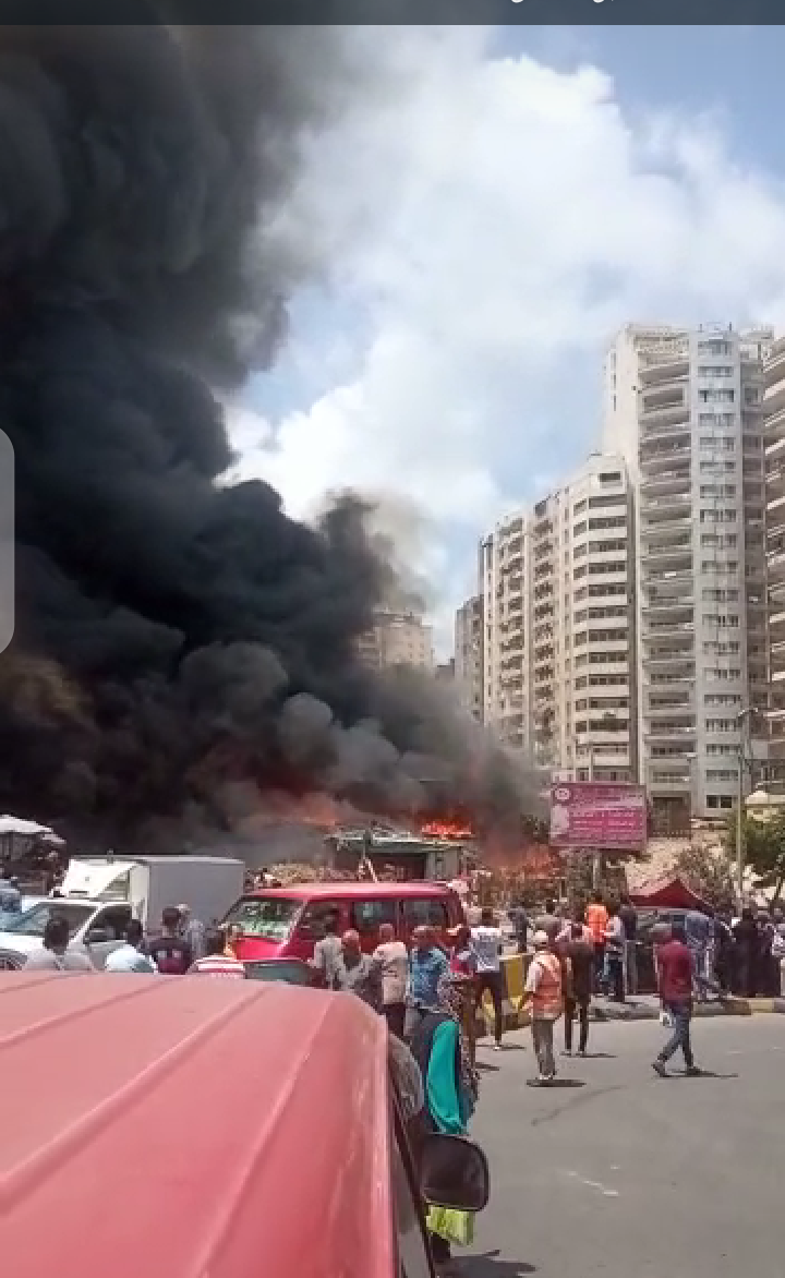 السيطرة على حريق في المندرة بالإسكندرية