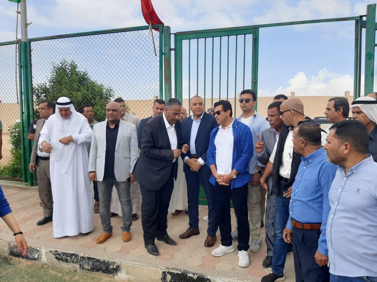 وزير الشباب والرياضة يفتتح عدد من المشروعات الرياضية في شمال سيناء (3)
