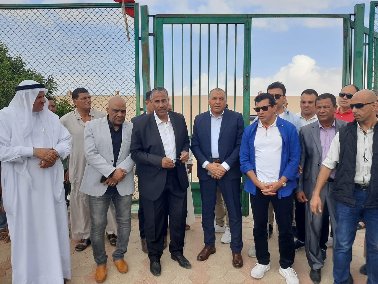 وزير الشباب والرياضة يفتتح عدد من المشروعات الرياضية في شمال سيناء (6)