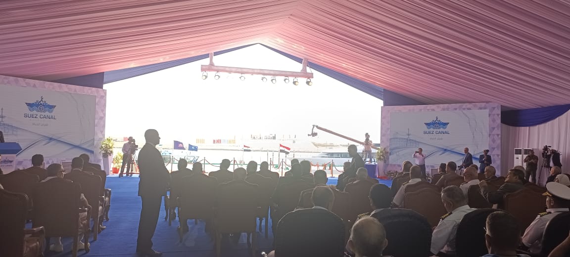 المؤتمر الصحفى لرئيس هيئة قناة السويس (6)