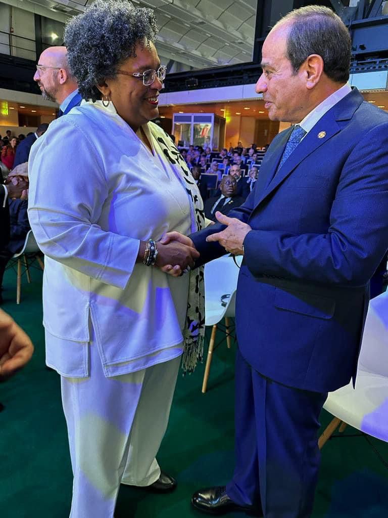 ميا موتلي رئيسة وزراء بربادوس