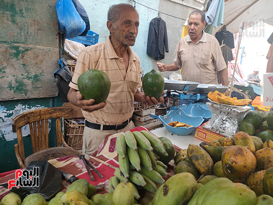 انتشار-فاكهة-الباباظ-في-أسواق-الإسكندرية