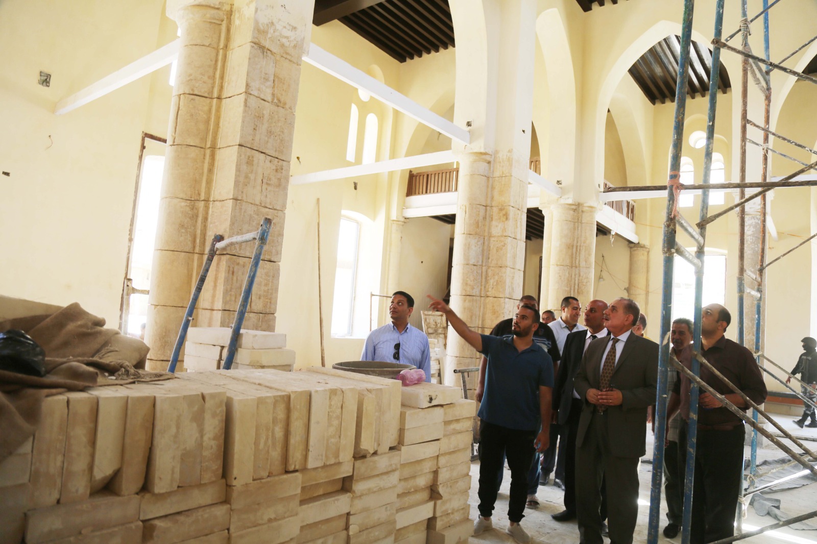 محافظ كفر الشيخ يتفقد مسجد ابو غنان الاثري
