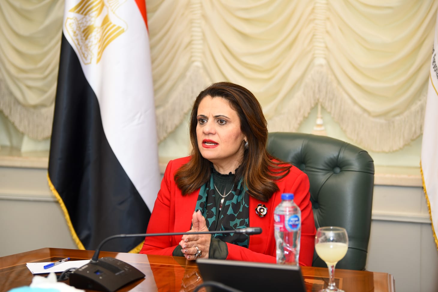  السفيرة سها جندى وزيرة الدولة للهجرة وشئون المصريين فى الخارج (5)