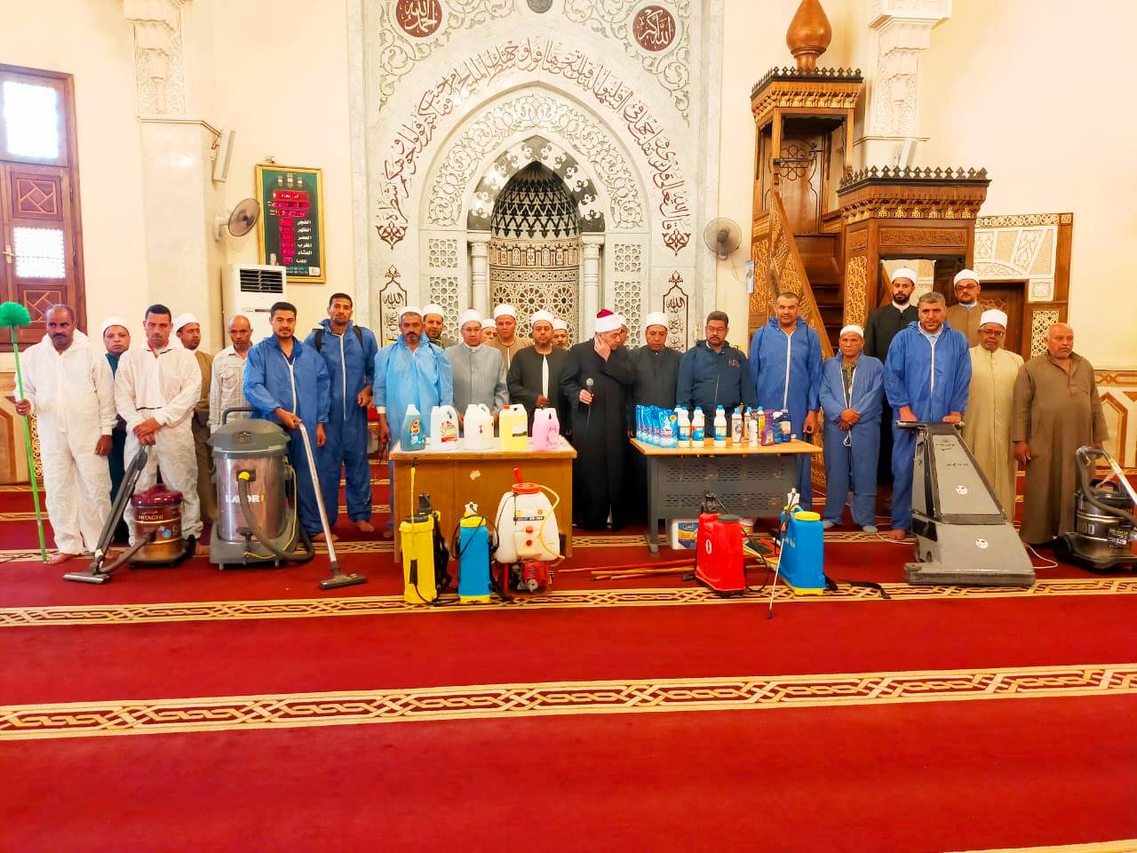 حملات النظافة بمساجد القليوبية